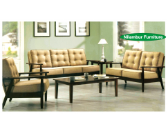 CAROL WOODEN SOFA SET 