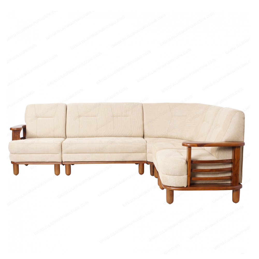 OAK N OAK LSHAPE SOFA