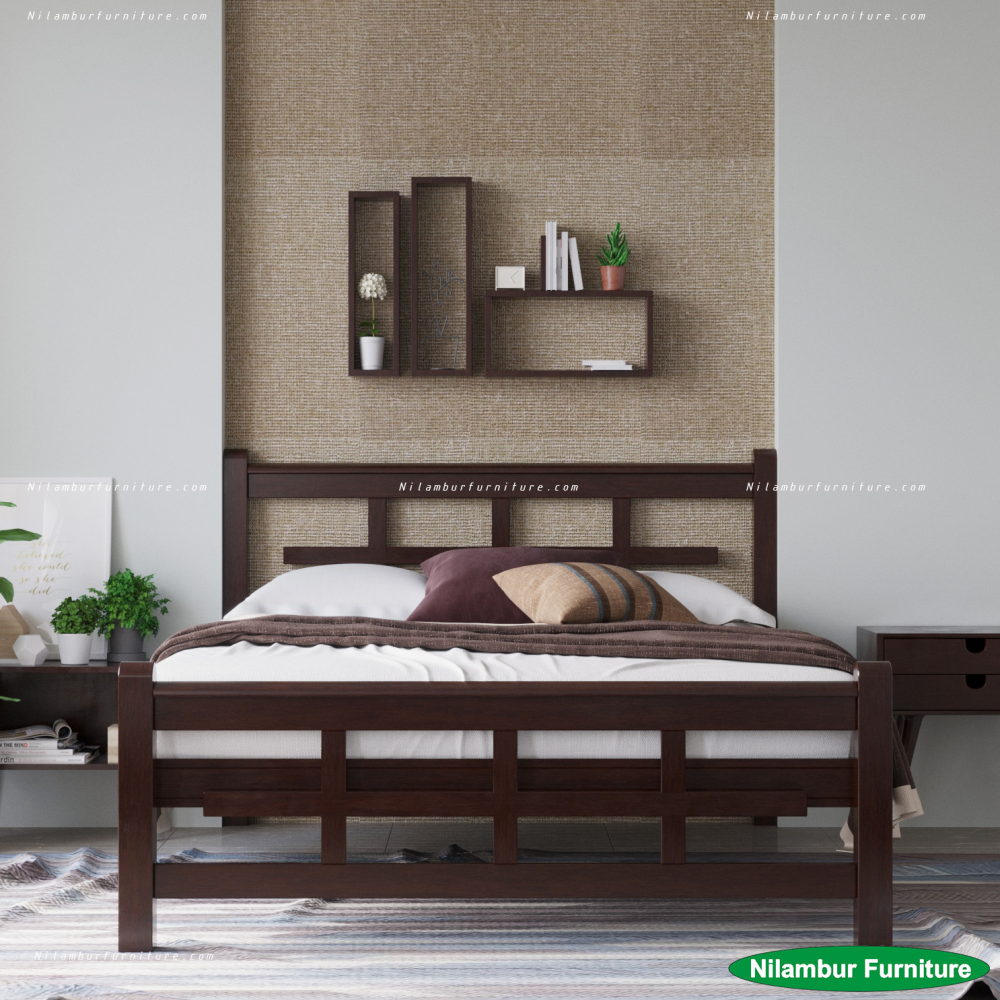 ITALIA MAHOGONY WOODEN BED COT