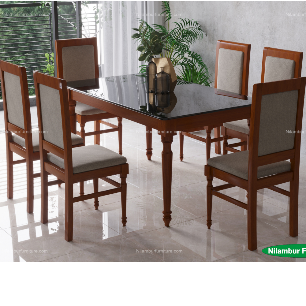 ELOY WOODEN DINING SET