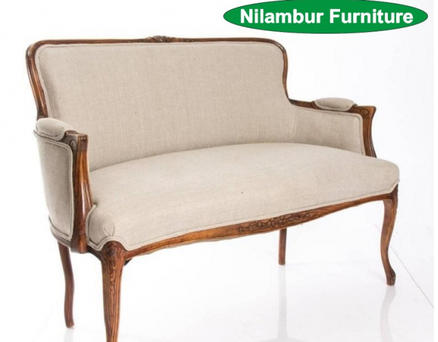 Finch Teak wood sofa kerala