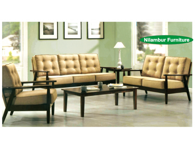 CAROL WOODEN SOFA SET 